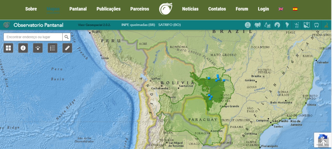 Organiza es membro do Observatorio Pantanal desenvolvem mapa